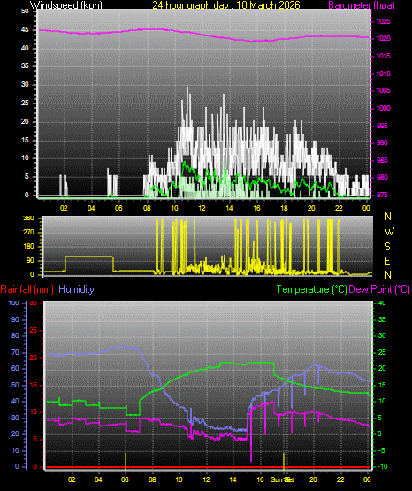 24 Hour Graph for Day 10