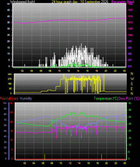 24 Hour Graph for Day 10