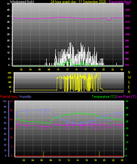 24 Hour Graph for Day 11