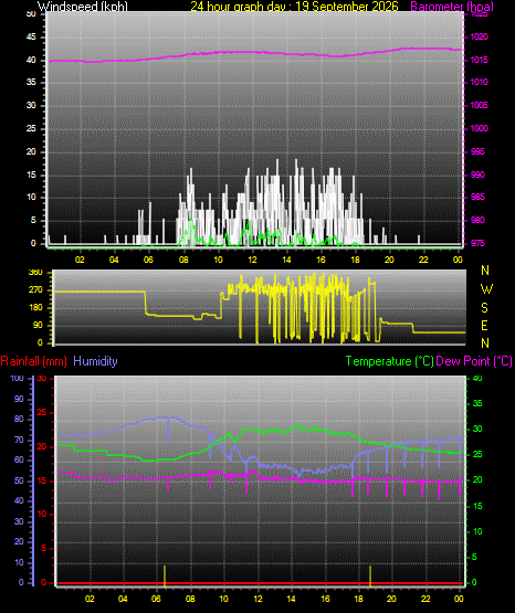 24 Hour Graph for Day 19